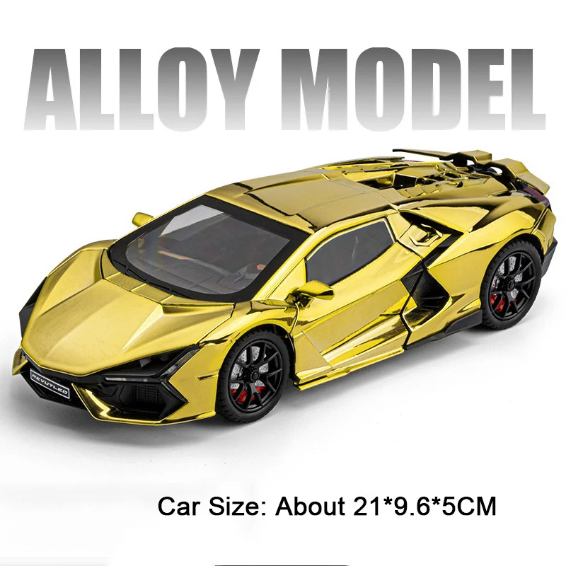 1:24 Gold REVUELTO Sports Car Model 10 1:24 Gold REVUELTO Sports Car Model - Image 10