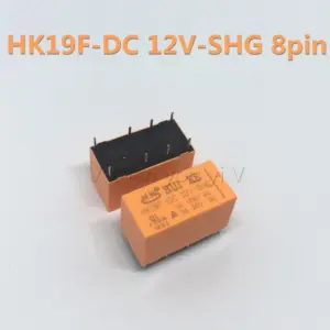 HK19F-DC12V-SHG Electromagnetic Relay with 8 Pins