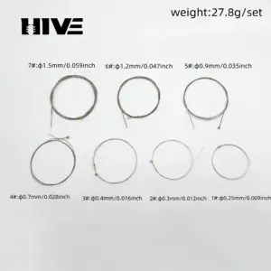 7-String Electric Guitar Strings with Stainless Steel and Nickel 7 S689a76f93d804e178d93296fe4fef6c7J