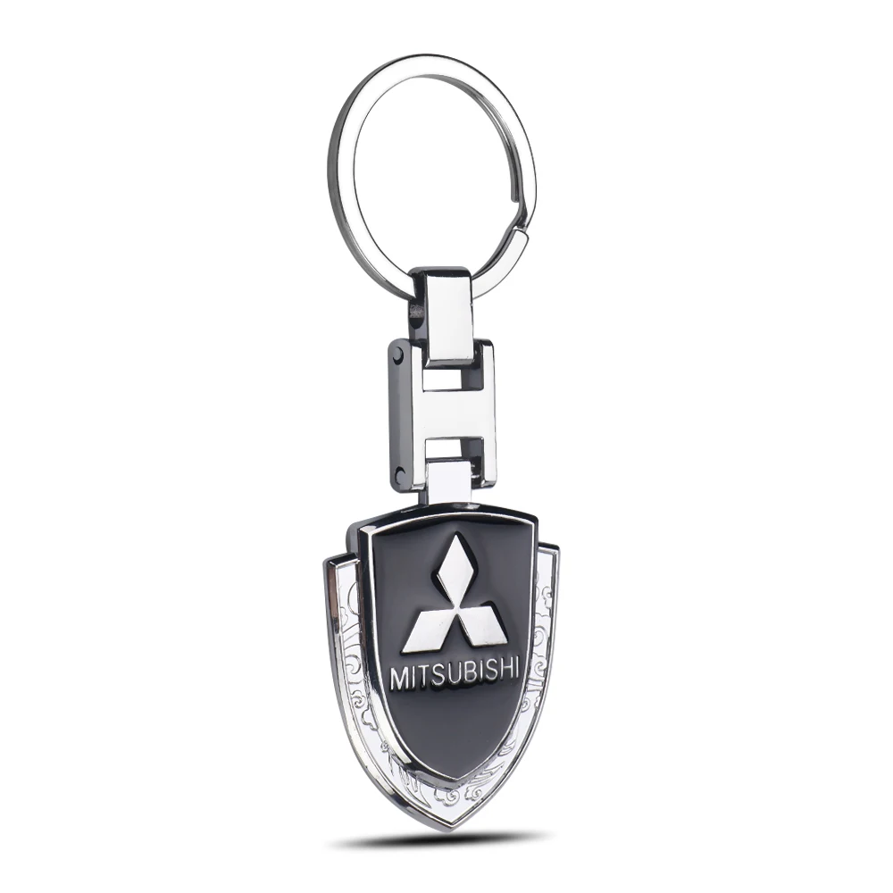 Mitsubishi Skull Leather Keychain in Silver 9 Mitsubishi Skull Leather Keychain in Silver - Image 9