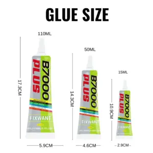 FIXWANT B7000 PLUS Transparent Adhesive, 15ml 7 S68a40189e739422c8dab0c9a62bd58d5V