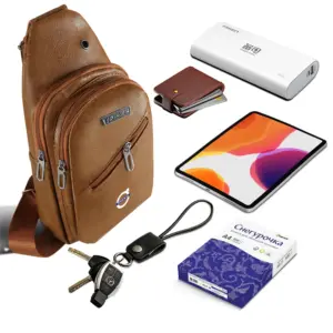 Vintage Brown Leather Shoulder Bag for Daily Use 14 S68b222380f9a46e89aaf13277c64bcb8W