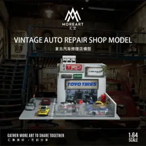 Vintage Auto Repair Shop Scene 1:64 Scale Model 7 S68bda6e8fa3f4876bd61f74622f531290