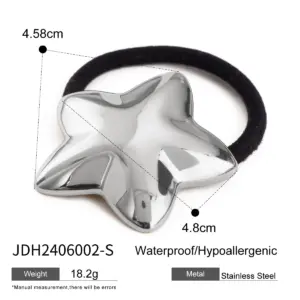 Stainless Steel Abstract Dome Hair Accessory 19 S68c41ead2eb04d228b6eb28345ac97f8g