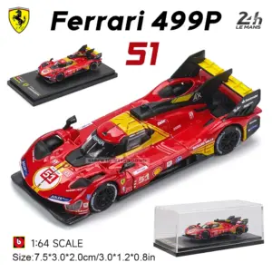 Ferrari 499P 83 Diecast Model by Bburago 14 S68c6c3e3a1b24529ae12e40c375a82f8z