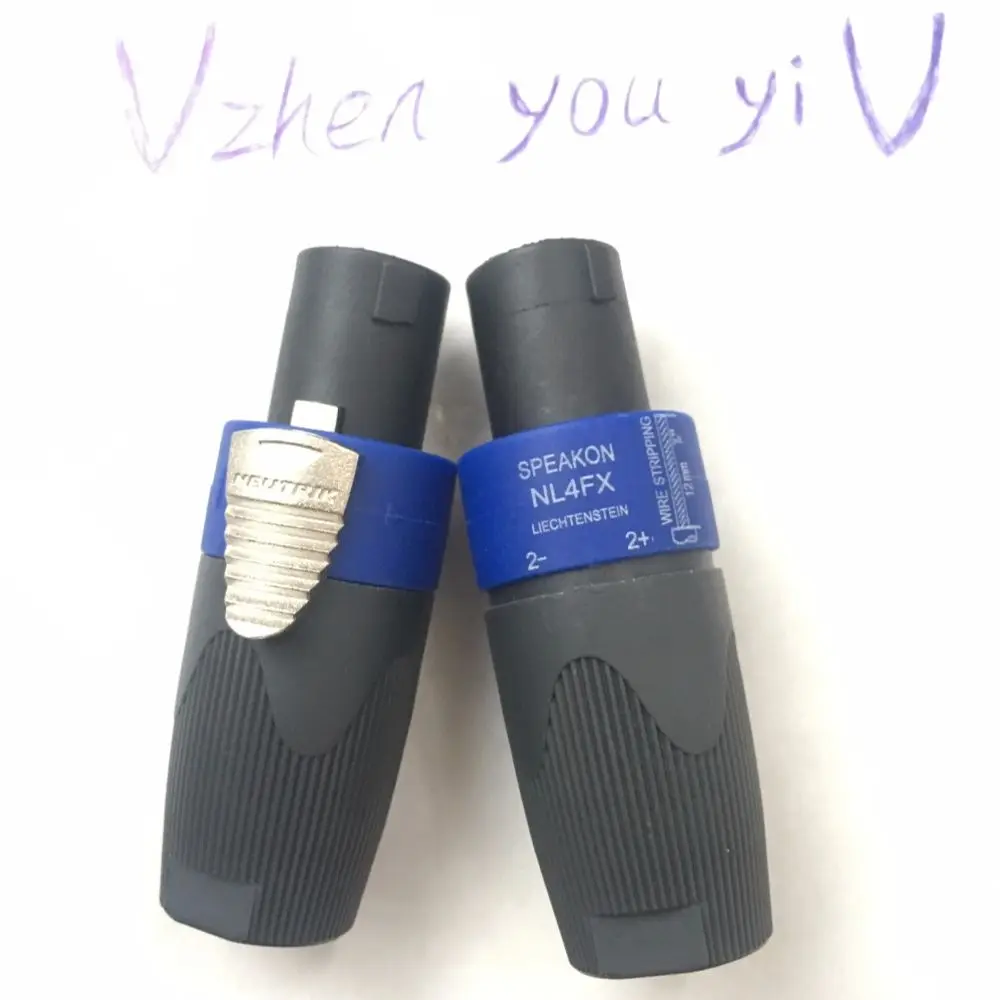 Set of 5 NL4FX Upgraded Male Speakon Connectors 2 Set of 5 NL4FX Upgraded Male Speakon Connectors - Image 2