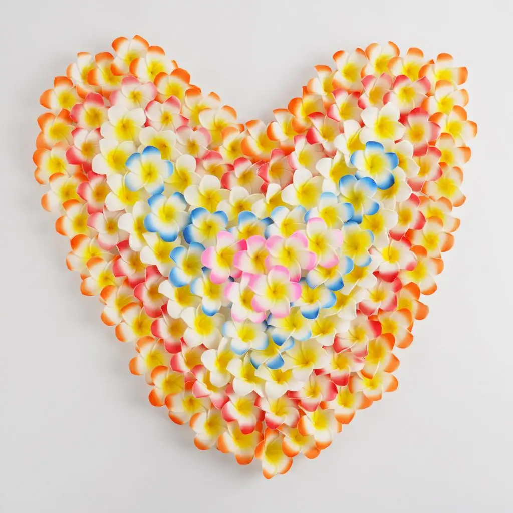 Vibrant Foam Artificial Plumeria Flowers Set 6 Vibrant Foam Artificial Plumeria Flowers Set - Image 6