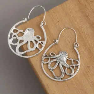 Bold Octopus Hoop Earrings for Women 6 S6912680c81b84e469ee84e192d93236cq