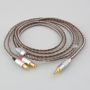 Premium 8-Core Silver-Plated Braided Audio Cable 9 S691cc7ea7879400489bdd1680c577606p