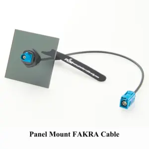 Panel Mount FAKRA Extension Cable 15cm/25cm