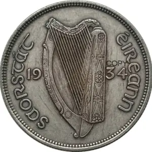Irish 1934 Half Crown Replica Coin 14 S693d802a146d4757a04e8d5e8bf6535e3