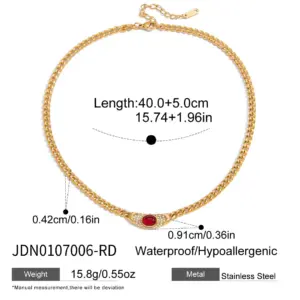 Vintage Stainless Steel Moon Pendant Necklace 17 S69726cd2c98742ea8d6efa1a60c7e78dx