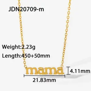 Stainless Steel Geometric Necklace for Women 16 S697dc5b372964094937b3aaeaee99dadw