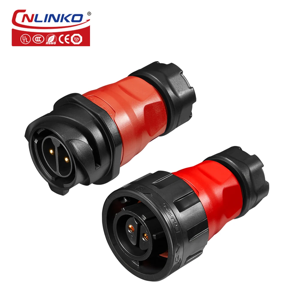 YM24 Waterproof Power Connector, 2/3-pin, 500V, 25A 8 YM24 Waterproof Power Connector, 2/3-pin, 500V, 25A - Image 8