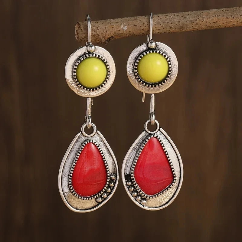Vibrant Waterdrop Earrings for Women 2 Vibrant Waterdrop Earrings for Women - Image 2