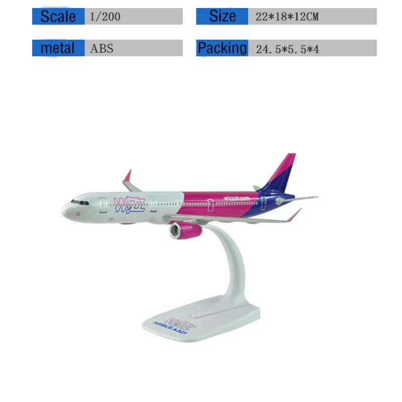 WIZZ AIR Resin Model Airplane 22cm scale 2 WIZZ AIR Resin Model Airplane 22cm scale - Image 2