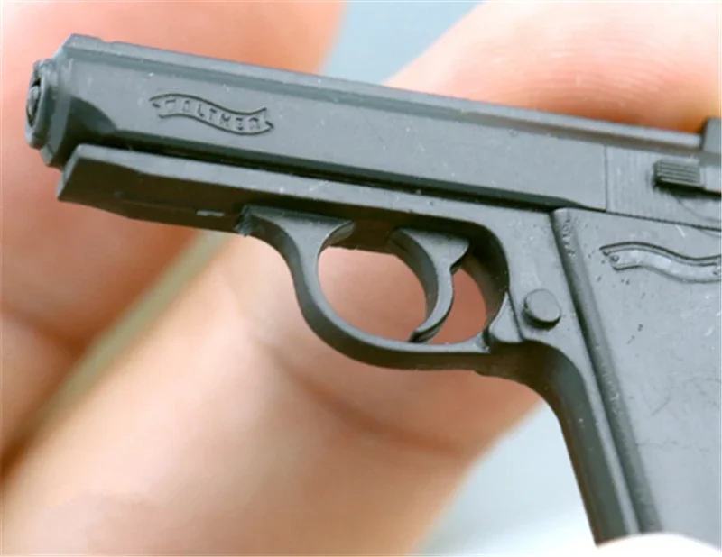 1/6 Scale Black PPK Pistol Model for Collectors 4 1/6 Scale Black PPK Pistol Model for Collectors - Image 4