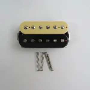 Zebra Alnico 5 Humbucker Pickup Set for Electric Guitar 7 S69ce52ed44f442f0970e6f27110bc031V