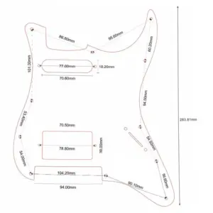 Custom Stratocaster Pickguard for Floyd Rose 15 S69cef59193424bf291f79704c21ac474I