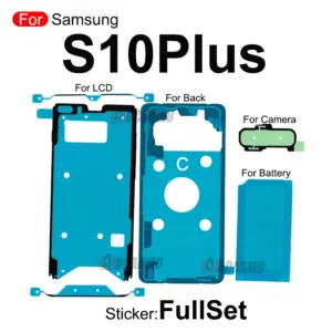 Samsung Galaxy S10 Adhesive Sticker Kit 18 S69f2e35b3bb34522b7129911e138c37eU