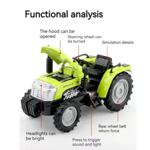 1:32 Scale Diecast Agricultural Tractor Model 10 S6a162a333b2140e7bce5b8f9a806162bc