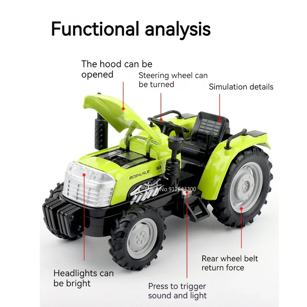 1:32 Scale Diecast Agricultural Tractor Model 3 1:32 Scale Diecast Agricultural Tractor Model - Image 3