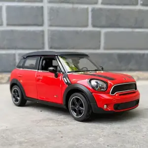 Mini Cooper S 1:24 Scale Diecast Model - Red or Blue 8 S6a377318269843188e64a21da2dd7569L