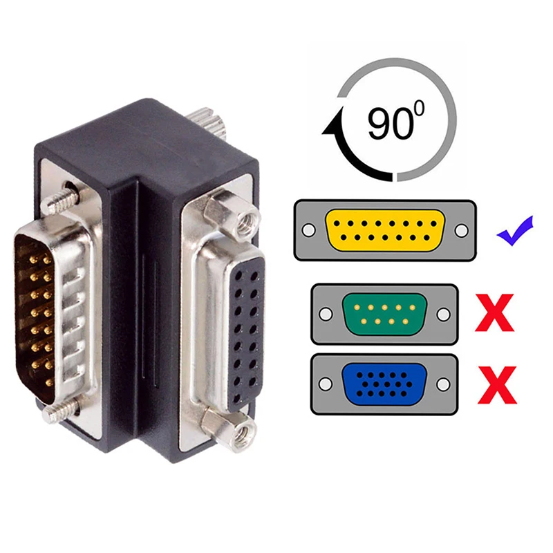 90-Degree DB15 Serial Port Connector for Devices 4 90-Degree DB15 Serial Port Connector for Devices - Image 4