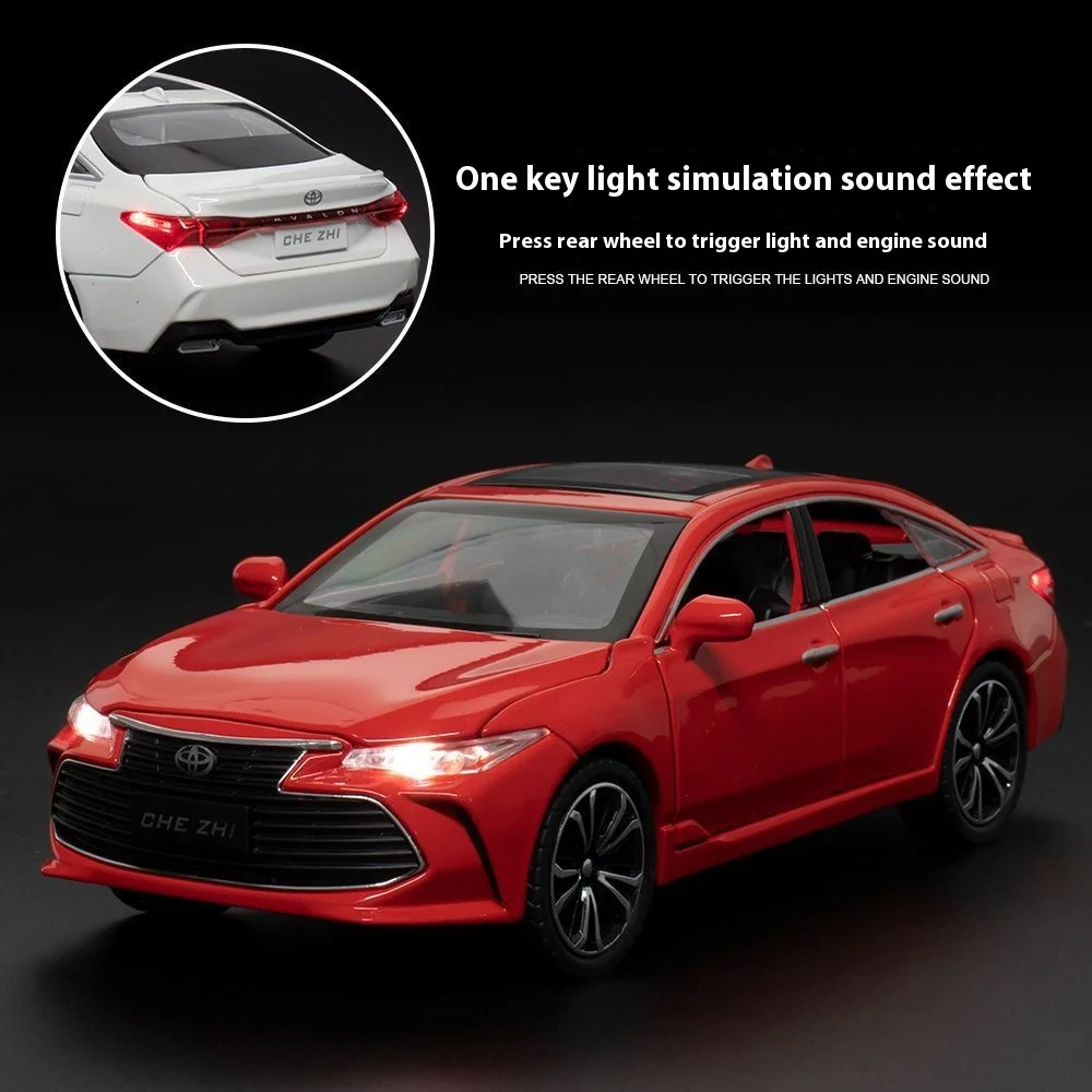 White 1:24 Scale Toyota Avalon Diecast Model 4 White 1:24 Scale Toyota Avalon Diecast Model - Image 4