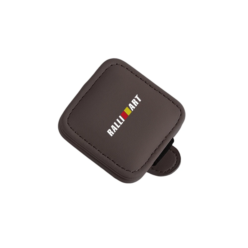 Mitsubishi Car Glasses Holder in PU Leather 10 Mitsubishi Car Glasses Holder in PU Leather - Image 10