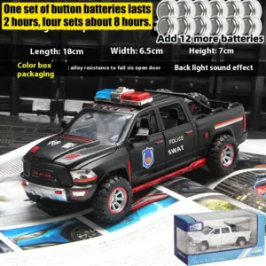 1:32 Dodge RAM TRX Diecast Model Pickup 17 S6a47d35d8c714a4a9b528fa0b37e391cl