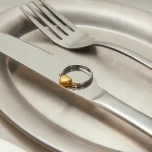 Reversible Stainless Steel Heart Ring for Women 12 S6a652faec2724ee4927bec2bd6567543x 1