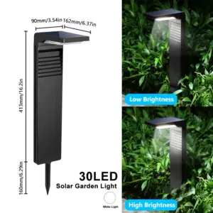 Modern Solar Garden Pathway Light 7-Shaped Design 15 S6a6f9482df514fe1a5dbdf1d814fbf9ap
