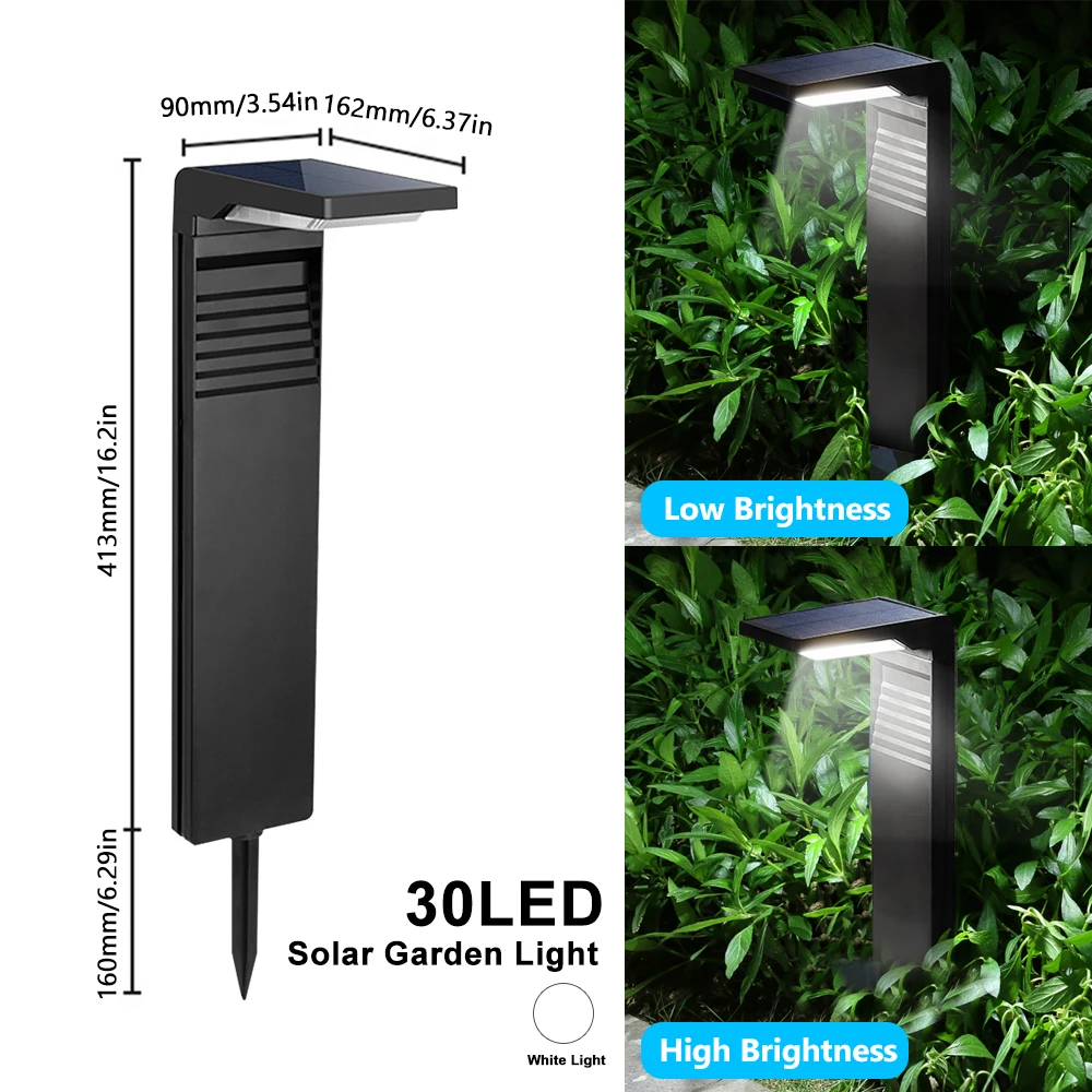 Modern Solar Garden Pathway Light 7-Shaped Design 7 Modern Solar Garden Pathway Light 7-Shaped Design - Image 7