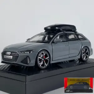 1:32 Diecast Audi RS6 Model with Lights 16 S6a9246509bfd4f92b64202fa34ff4cd0d