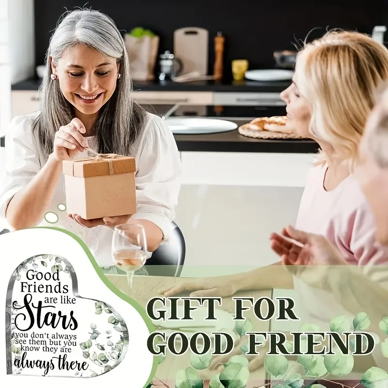 Heart-Shaped Acrylic Plaque with Inspirational Message 3 Heart-Shaped Acrylic Plaque with Inspirational Message - Image 3