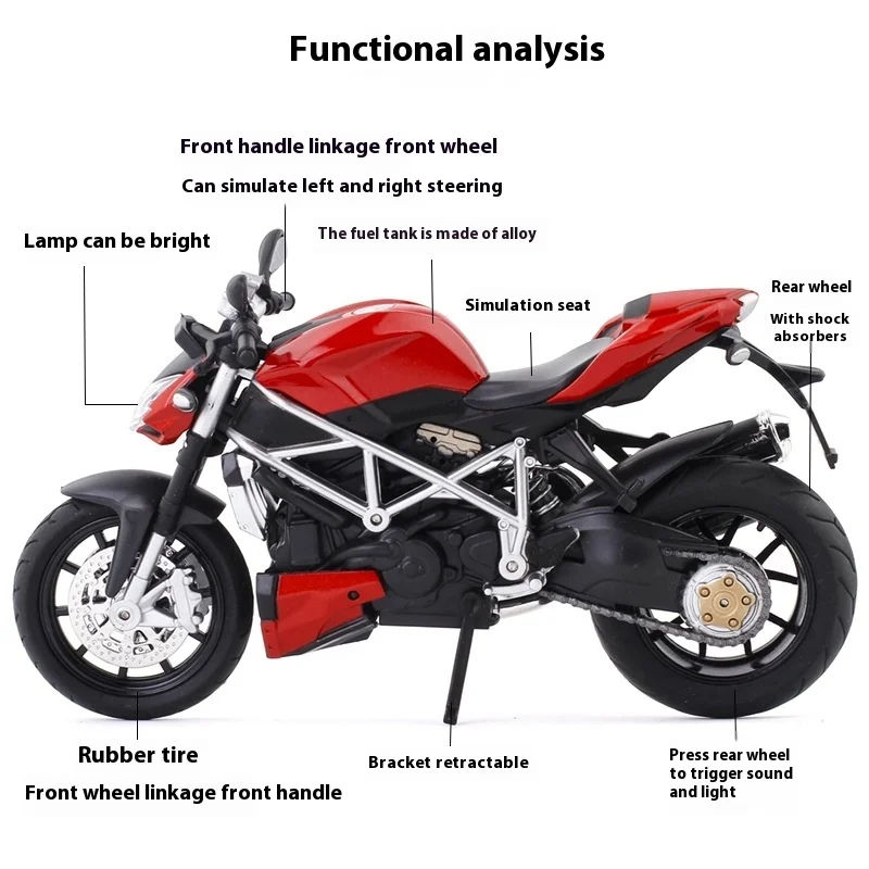1:12 Ducati Streetfighter S Diecast Model 3 1:12 Ducati Streetfighter S Diecast Model - Image 3