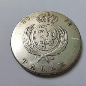 Prussian 1812 Talar Coin Replica for Collectors
