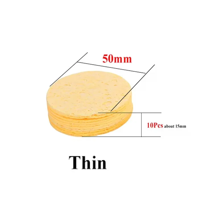 Yellow Soldering Tip Cleaning Sponges Set (10 Pieces) 7 Yellow Soldering Tip Cleaning Sponges Set (10 Pieces) - Image 7