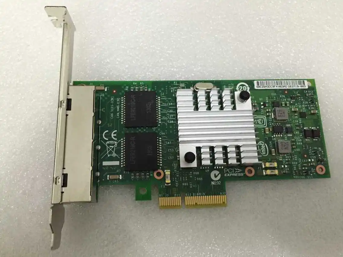 Intel I340-T4 Gigabit Ethernet PCIe Card 2 Intel I340-T4 Gigabit Ethernet PCIe Card - Image 2