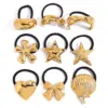 Gold Stainless Steel Hair Accessories Set