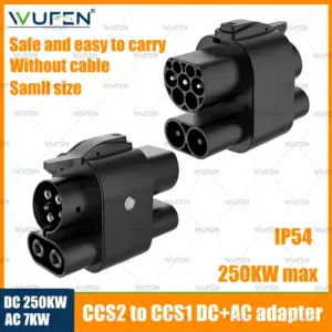 WUFEN EV Charger Connector with CCS Adapter 13 S6ad5103808624b089c5416391a8bdfc1Q