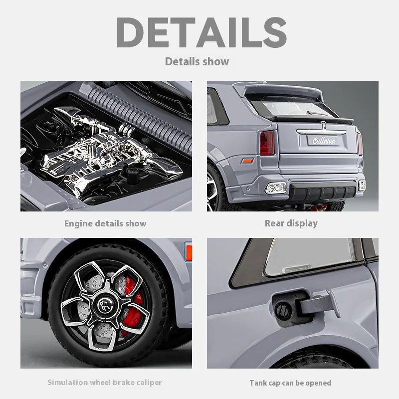 Rolls Royce Cullinan Trailer Diecast Model 6 Rolls Royce Cullinan Trailer Diecast Model - Image 6