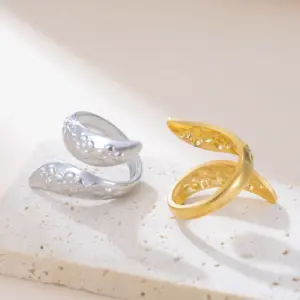 Gold Geometric Open Ring for Women 15 S6ae456ea5d9b46d8b89bf9a181dcd565j