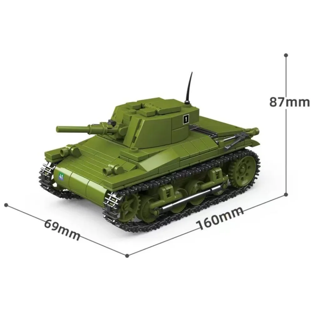 WWII Military Vehicle Building Set (300-469 pcs) 4 WWII Military Vehicle Building Set (300-469 pcs) - Image 4