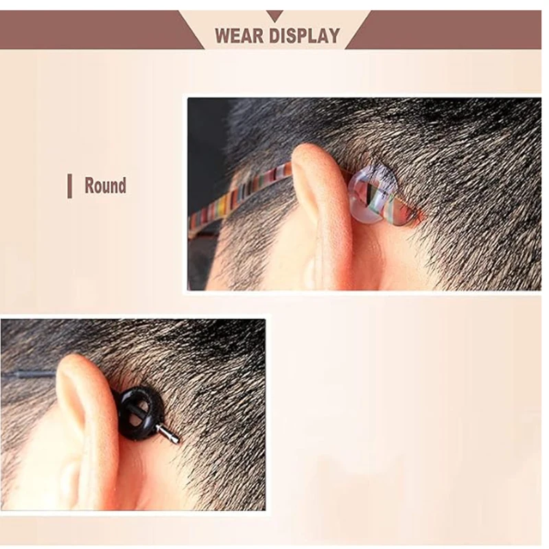 Silicone Ear Grips for Glasses, Set of 40 4 Silicone Ear Grips for Glasses, Set of 40 - Image 4