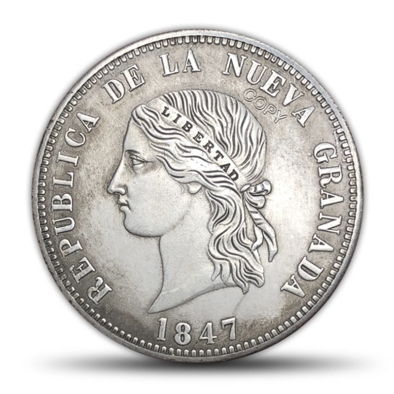 Vintage 1847 Copper Republic Coin 2 Vintage 1847 Copper Republic Coin - Image 2