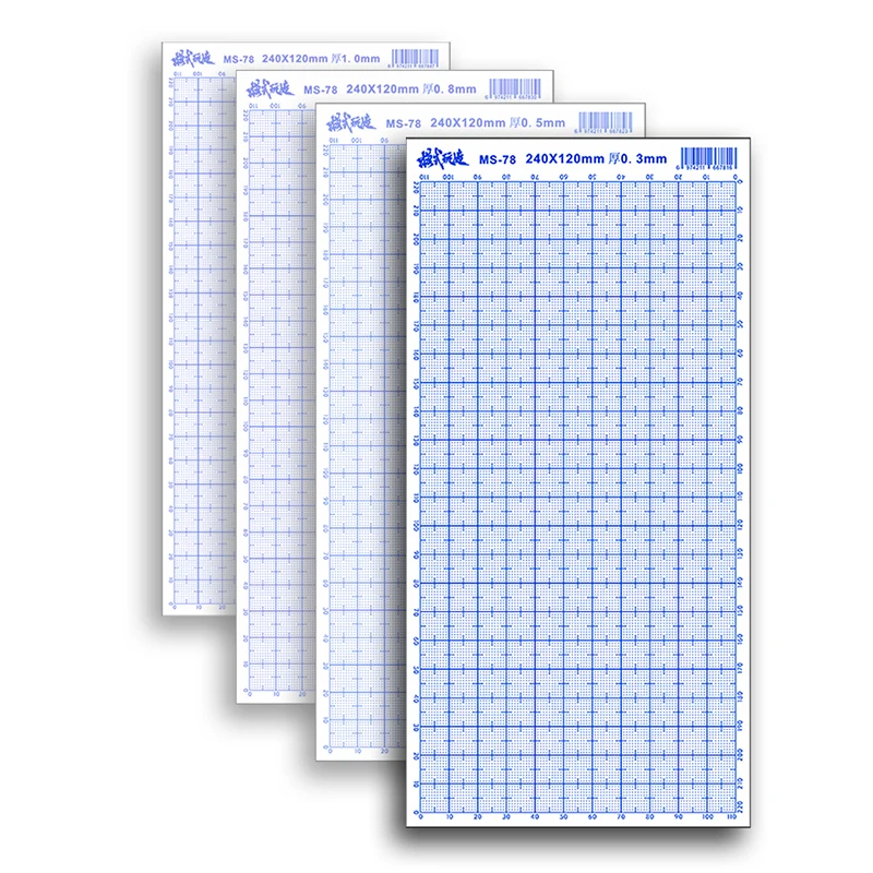 ABS Plastic Model Modification Plate 120×240mm 2 ABS Plastic Model Modification Plate 120×240mm - Image 2