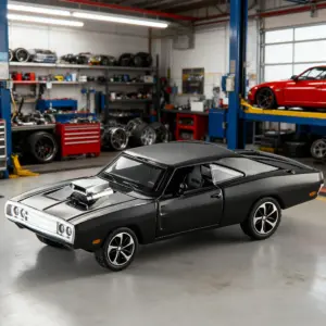 1:32 Scale Black Muscle Car Model 15 S6b6faf54ea9f41fa8d02fa4fcf13ddef7