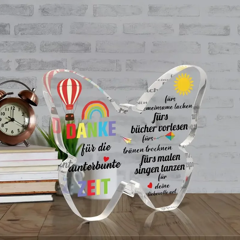 Colorful Butterfly Acrylic Teacher Sign 4 Colorful Butterfly Acrylic Teacher Sign - Image 4